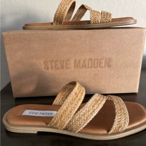 Steve Madden Natural Parkley Sandals